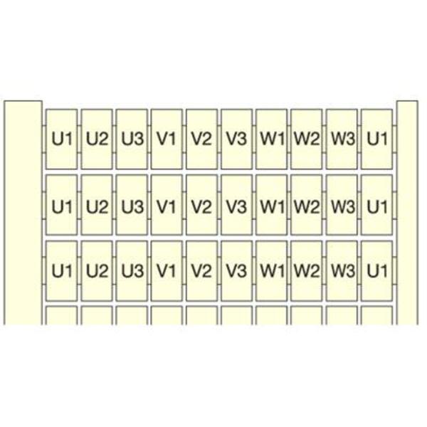 ABB RC65-1-100-VERTICAL RC65 Terminal Block Markers pre-printed 1->100 Vertical Product Image