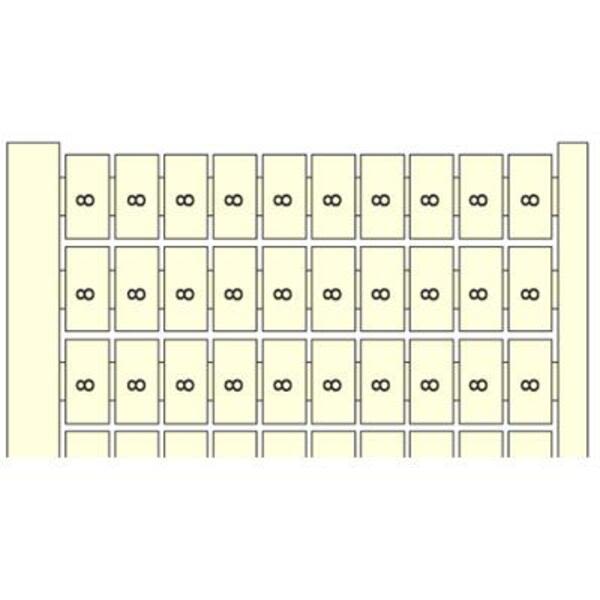 ABB RC65-41-50-X10-VERTICAL RC65 Terminal Block Markers pre-printed 41->50 (x10) Vertical Product Image