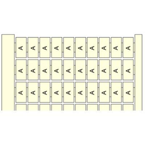 ABB RC810-S-X100-VERTICAL RC810 Terminal Block Markers pre-printed S (x100) Vertical Product Image