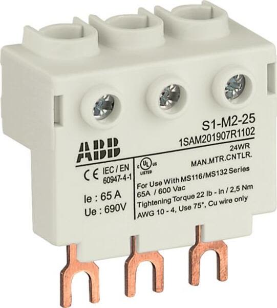 ABB S1-M2-25  Power Infeed Block | S1-M2-25 Product Image