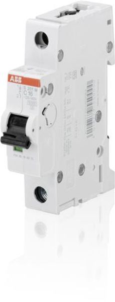 ABB S201M-C1-6 Miniature Circuit Breaker - S200M - 1P - C - 1.6 A Product Image