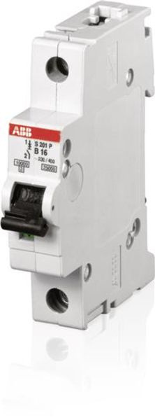 ABB S201P-C1-6 Miniature Circuit Breaker - S200P - 1P - C - 1.6 A Product Image