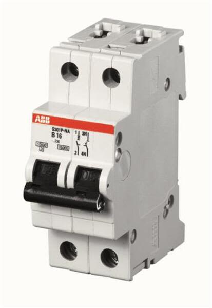 ABB S201P-C40NA Miniature Circuit Breaker - S200P - 2P - C - 40 A Product Image