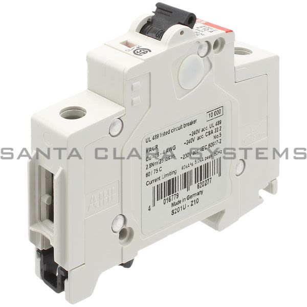 ABB S201U-Z10 CIRCUIT BREAKER Product Image