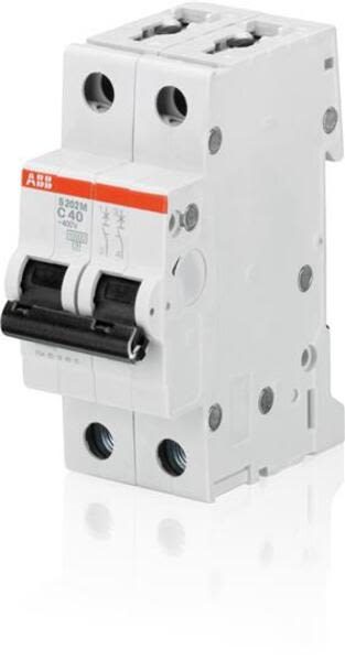 ABB S202M-C8 Miniature Circuit Breaker - S200M - 2P - C - 8 A Product Image