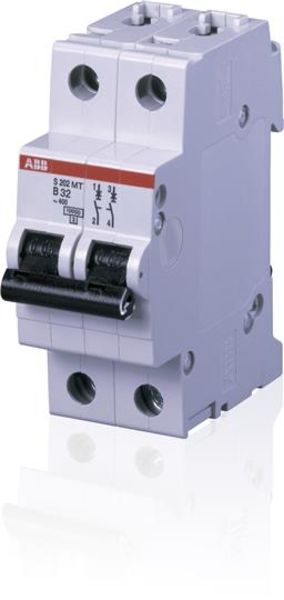 ABB S202MT-K16 Miniature Circuit Breaker - S200MT - 2P - K - 16 A Product Image