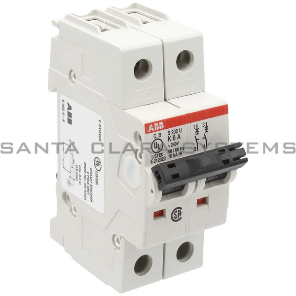 ABB S202U-K8 Miniature Circuit Breaker | 2CDS272417R0407 Product Image