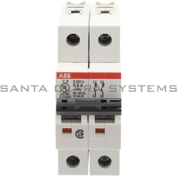 ABB S202U-K8 Miniature Circuit Breaker | 2CDS272417R0407 Product Image