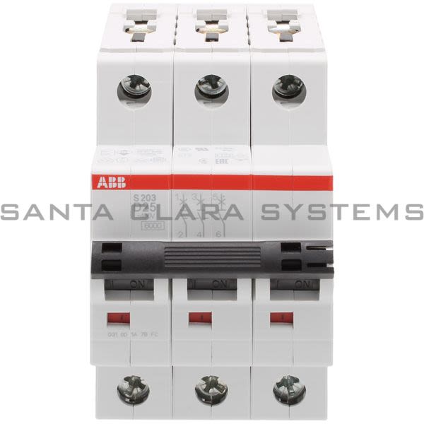ABB S203-D25 Miniature Circuit Breaker | 2CDS253001R0251 Product Image