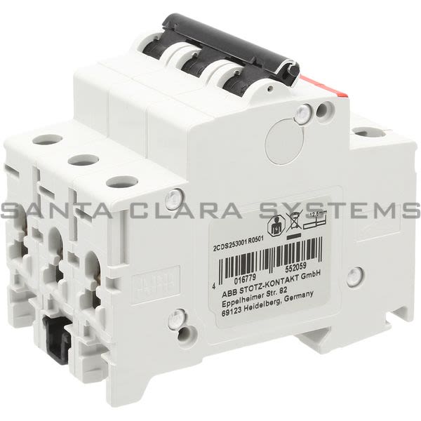 ABB S203-D50 Miniature Circuit Breaker | 2CDS253001R0501 Product Image