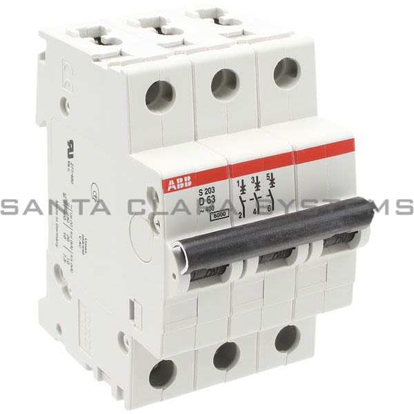 ABB S203-D63 Miniature Circuit Breaker | S203-D63 Product Image