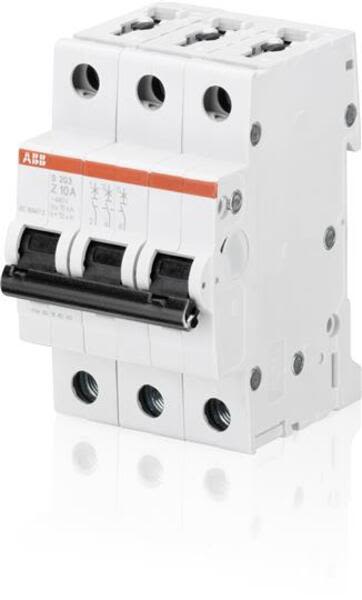 ABB S203-Z1-6 Miniature Circuit Breaker - S200 - 3P - Z - 1.6 A Product Image