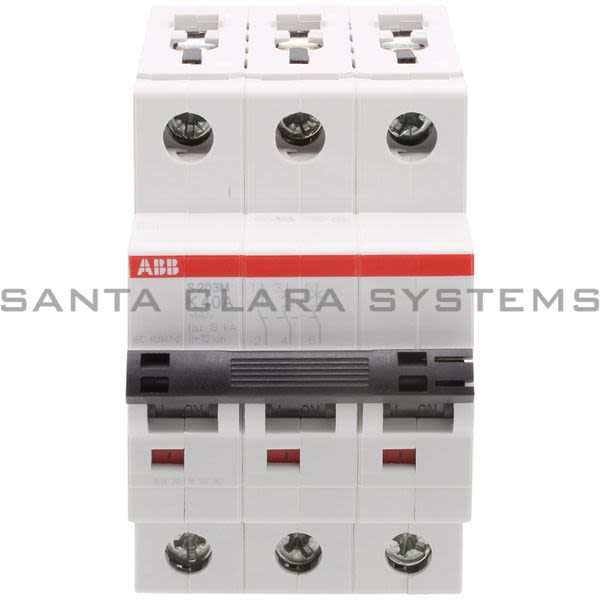 ABB S203M-K40 Miniature Circuit Breaker - S200M - 3P - K - 40 A Product Image