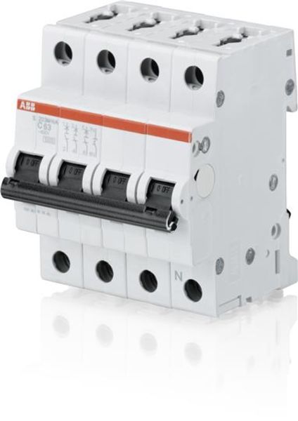 ABB S203M-Z16NA Miniature Circuit Breaker - S200M - 4P - Z - 16 A Product Image