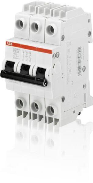 ABB S203PR-K30 Miniature Circuit Breaker - S200PR - 3P - K - 30 A Product Image