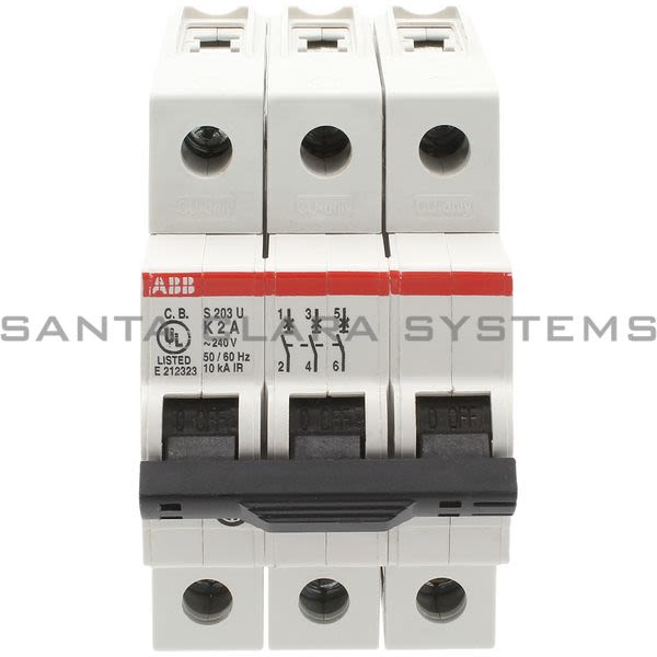 ABB S203U-K2 Circuit Breaker | 2CDS273417R0277 Product Image