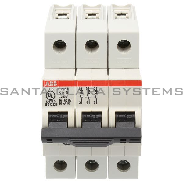 ABB S203U-K5 Circuit Breaker | 2CDS273417R0357 Product Image