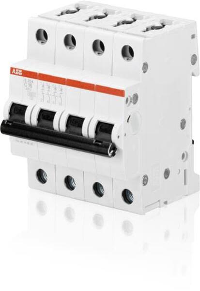 ABB S204-C1 Miniature Circuit Breaker - S200 - 4P - C - 1 A Product Image