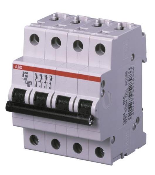 ABB S204-Z50 Miniature Circuit Breaker - S200 - 4P - Z - 50 A Product Image
