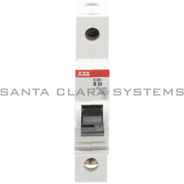 ABB S261-B20 MIniature Circuit Breaker | GHS2610001R0205 Product Image