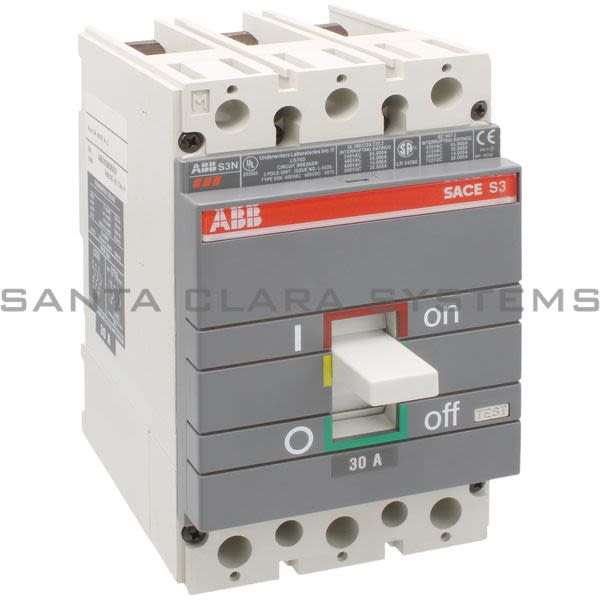 ABB S3N030TW Circuit Breaker | 1SDA037332R1 Product Image