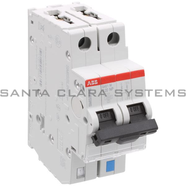 ABB S401M-B20NP S401M-B20NP  Miniature Circuit Breaker  1 Pole  NPB  20A  10000  ~230/400V Product Image