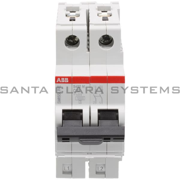 ABB S402M-C32 S402M-C32  Miniature Circuit Breaker  2 Poles  C Characteristic  32A  10000  ~230/400V Product Image
