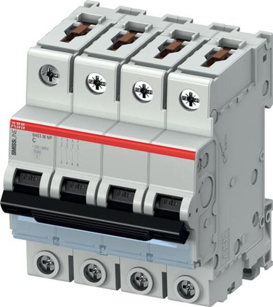 ABB S403M-B50NP S403M-B50NP  Miniature Circuit Breaker  4 Poles  NPB  50A  10000  ~230/400V Product Image