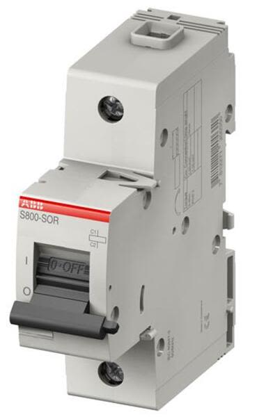 ABB S800-SOR250 High Performance Circuit Breakers HPCBs Accessories - Shunt opening release - Rated operational voltage 110 … 250V DC / Product Image