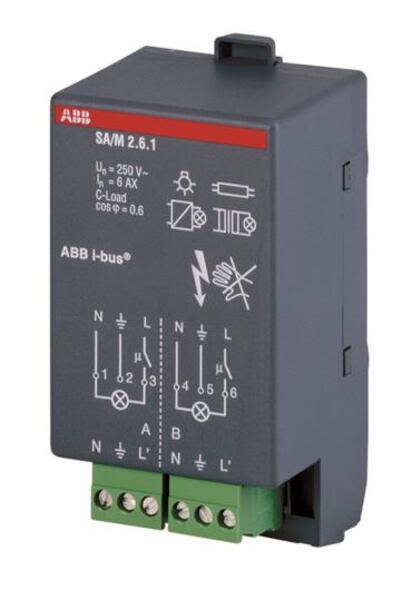 ABB SA-M2.6.1 SA/M2.6.1 Switch Actuator, 2F, 6A Product Image