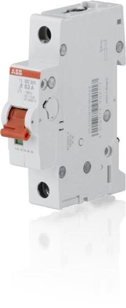 ABB SD201-50 SD201/50 Switch Disconnector 1P, 50A Product Image