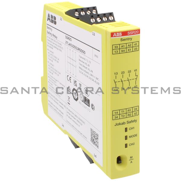 ABB SENTRY-SSR20 Safety Relay | 2TLA010051R0000 Product Image