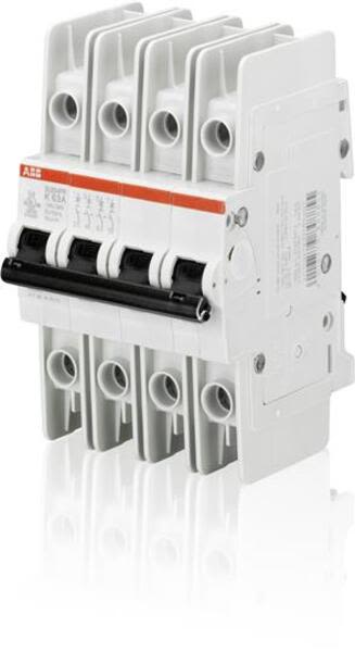 ABB SU204PR-K4 Miniature Circuit Breaker - SU200PR - 4P - K - 4 A Product Image