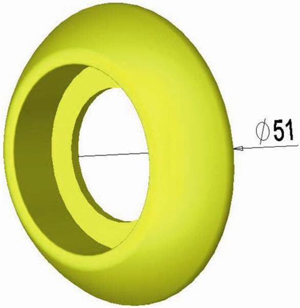 ABB SURROUND-FOR-INCA Yellow surround for Inca Product Image
