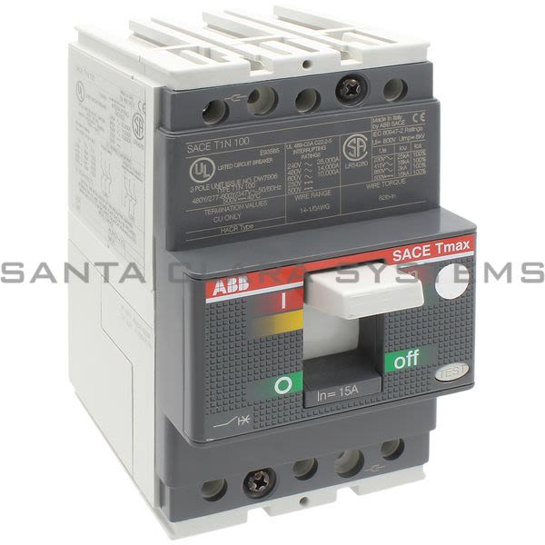 ABB T1N015TL Circuit Breaker | 1SDA061799R1 Product Image