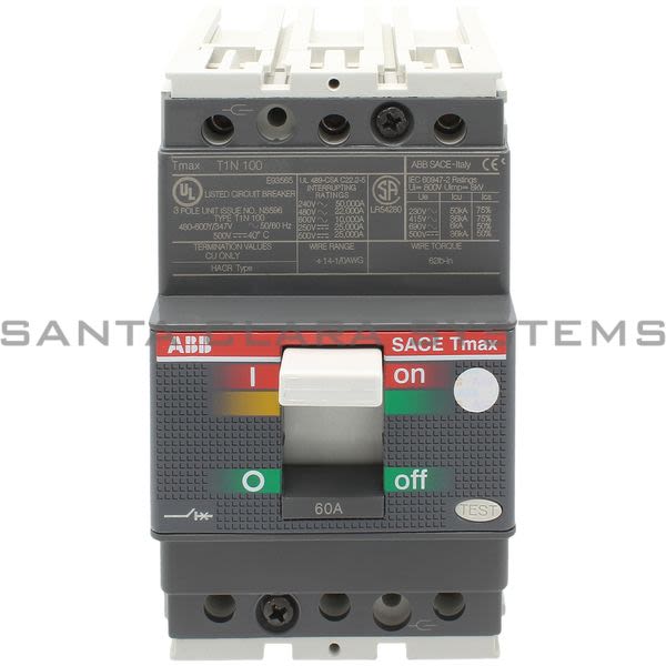 ABB T1N060TL Circuit Breaker | 1SDA061805R1 Product Image