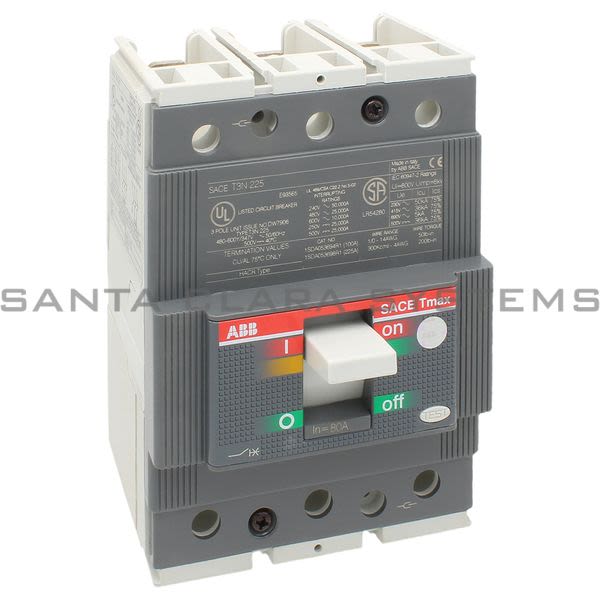 ABB T3N080TW Circuit Breaker | T3N080TW Product Image