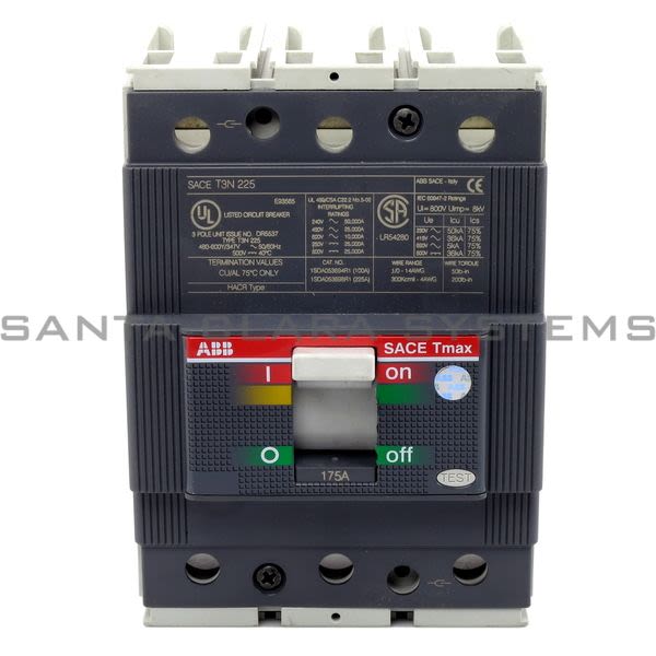 ABB T3N175TW Circuit Breaker | 1SDA053564R1 Product Image