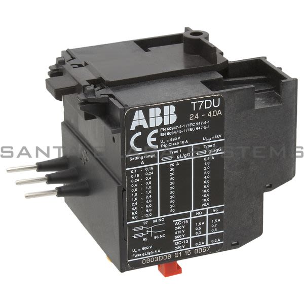 ABB T7DU-4.0 Overload Relay | 1SAZ111301R0011 Product Image