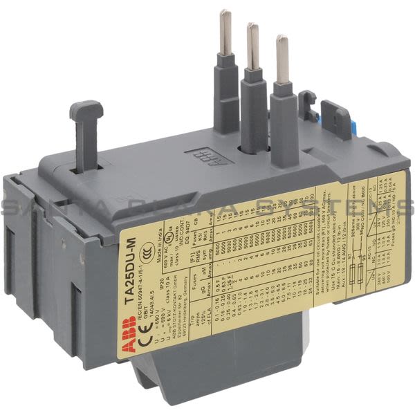 ABB TA25DU-1.4M Thermal Overload Relay Product Image