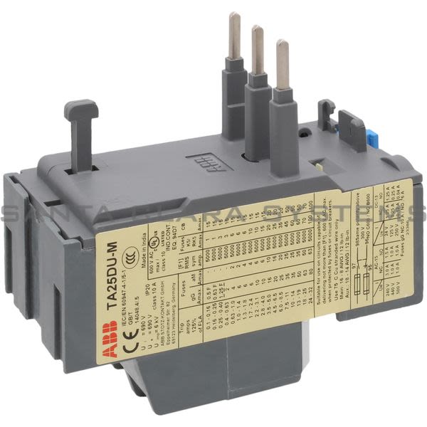 ABB TA25DU-1.8M Thermal Overload Relay Product Image
