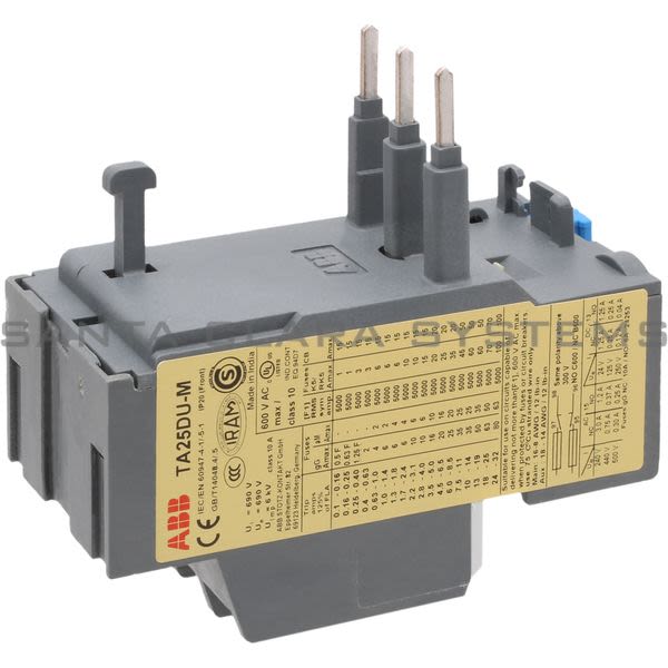 ABB TA25DU-11M Thermal Overload Relay Product Image
