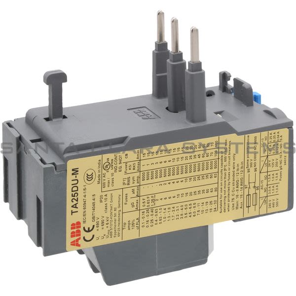ABB TA25DU-6.5M Thermal Overload Relay | 1SAZ211201R2038 Product Image