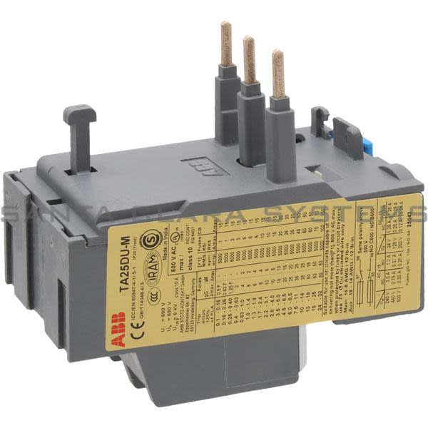 ABB TA25DU-8.5M Thermal Overload Relay | 1SAZ211201R2040 Product Image