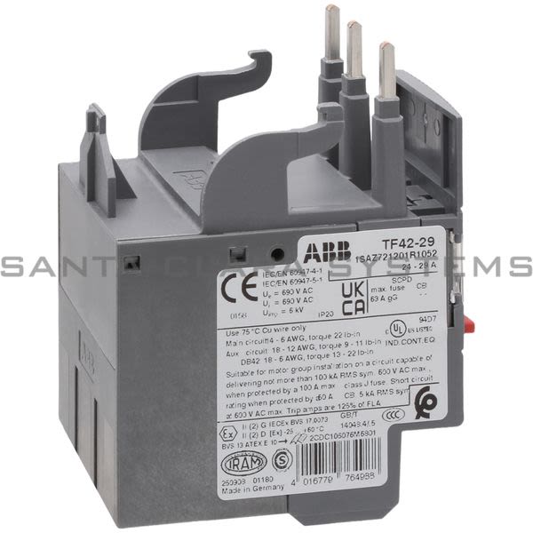 ABB TF42-29 Thermal Overload Relay | TF42-29 Product Image