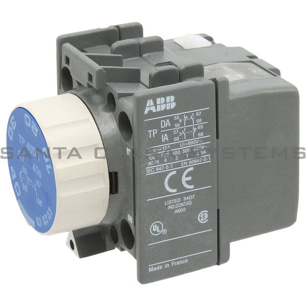 TP40DA0.140S Abb Timer OnDelay 1SBN020300R1000 Santa Clara Systems