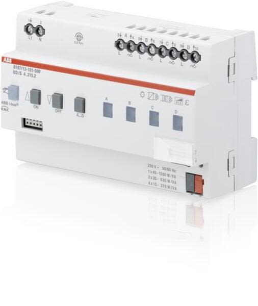 ABB UD-S4.315.2 UD/S4.315.2 Univ. Dim Actuator, 4F, 315VA Product Image