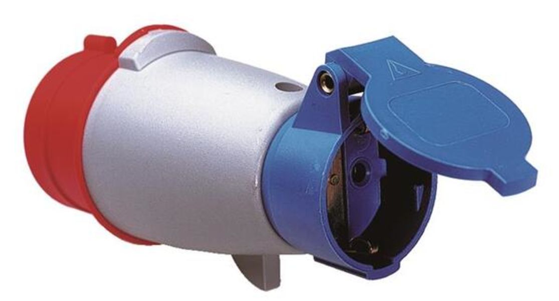 ABB UJ-110-2 Schuko outlet x1, 10/16A, 250V, IP44, 1P+E Product Image