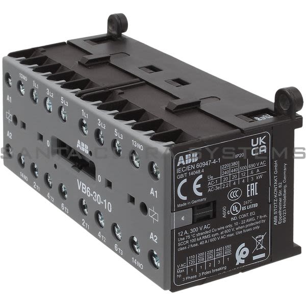 ABB VB6-30-10-84 Mini Reversing Contactor | GJL1211901R8104 Product Image