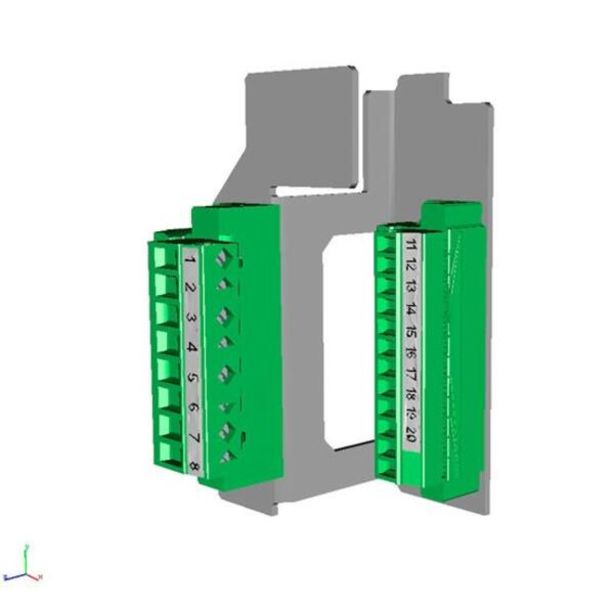 ABB XR00-1-MULTI-PLUG-8-KIT-F-CTS-OR-AUX-SWITCH XR00/1 Multi plug 8 kit f. CT's or aux switch For 8x2,5 mm2 CT cables Product Image
